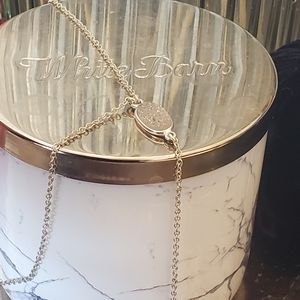 Druzy vintage necklace